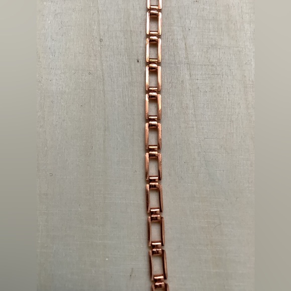 New vintage fancy SOLID COPPER bracelet - Picture 3 of 11